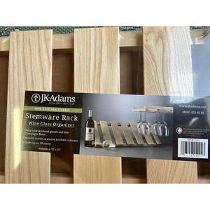 NEW Stemware Rack Under Cabinet 25" x 10" for 18 stems model WSR-1025 Fast Ship!